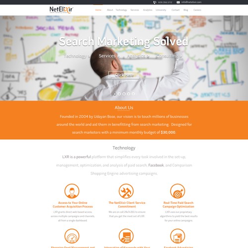 Marketing Agency Website Design