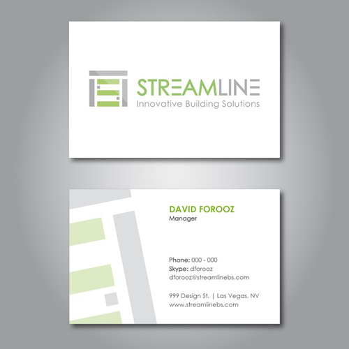 Streamline  needs a new logo and business card