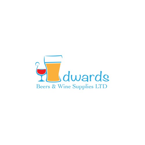 beer and wine glass