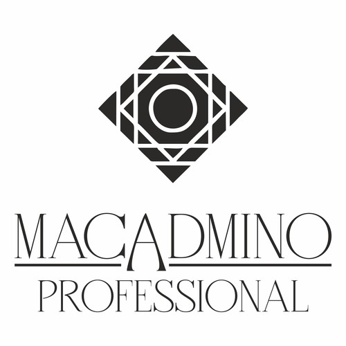 MACADMINO Shampoo – Premium Beauty Brand Logo Concept