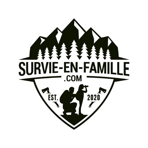 logo concept for survie-en-famille