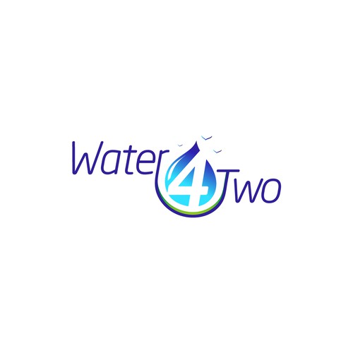 Logo proposal for "Water4Two"