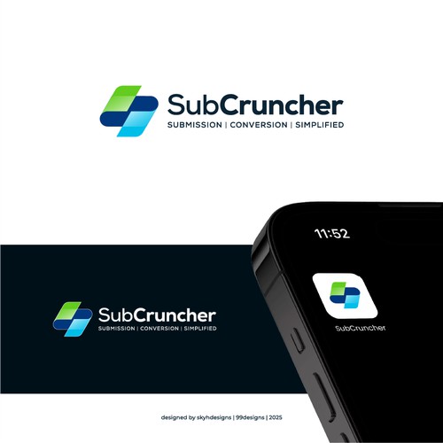 SubCruncher Logo Design