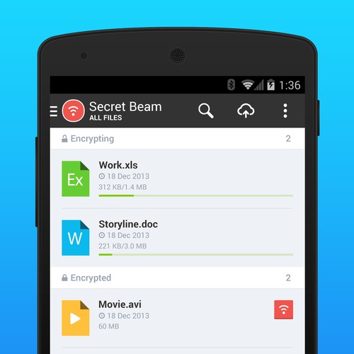 Simples-trotzdem-elegantes Design für super-sichere Mobile App gesucht