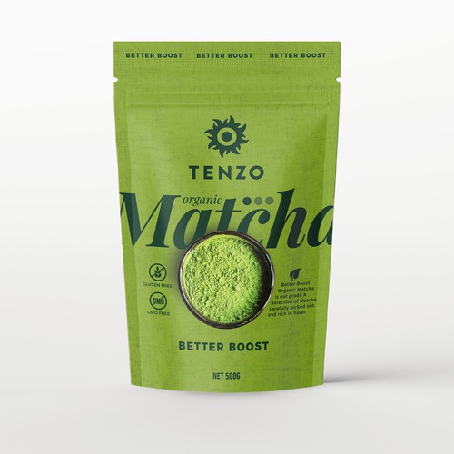 Design suggestion for Organic Matcha