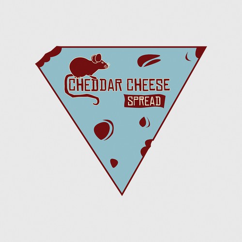 Cheddar cheese spread label 