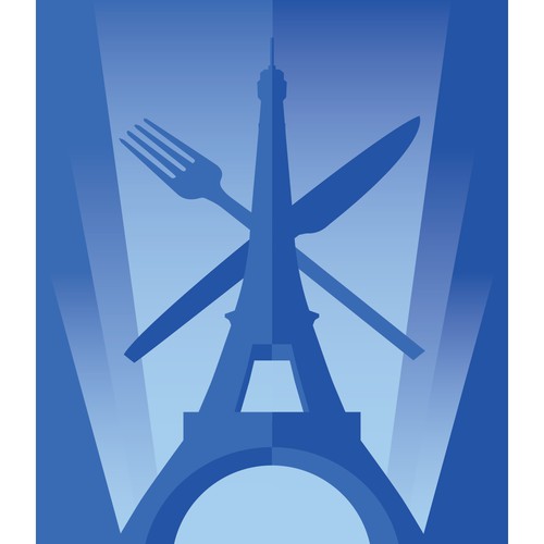 Create an art deco logo for an importer of gourmet products