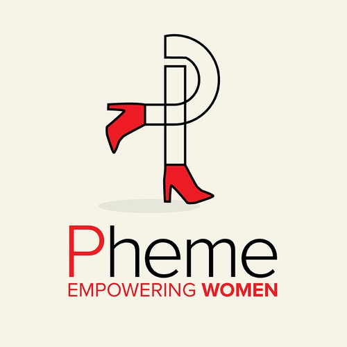 Creative logo design for a company that empowers women