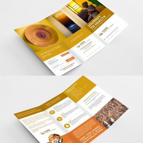 Journey To Health Brochure Design