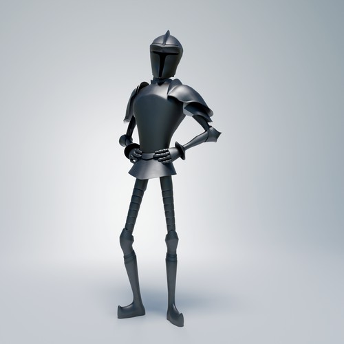 stylized 3d modeling character