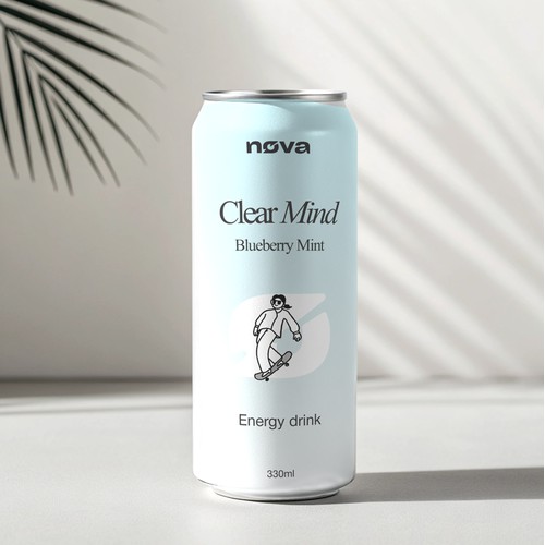 Energy drink packaging design