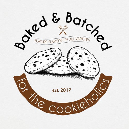 Logo concept for Baked & Batched