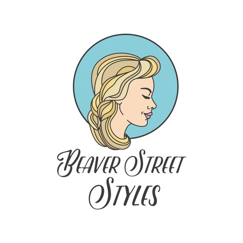 Logo concept for High end classic salon