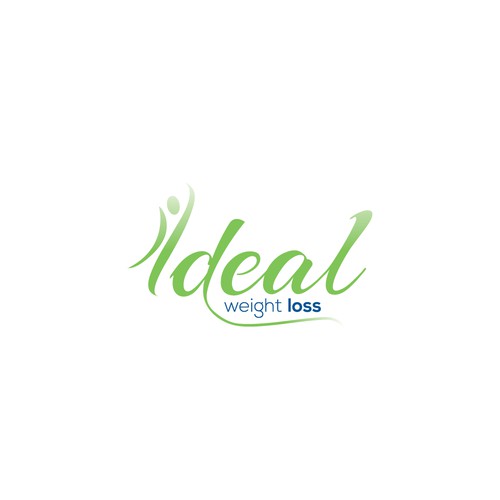 Logo concept for weight loss protein