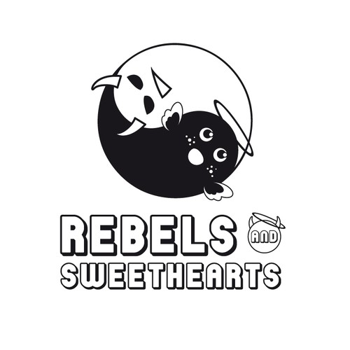 logo for rebels and sweethearts