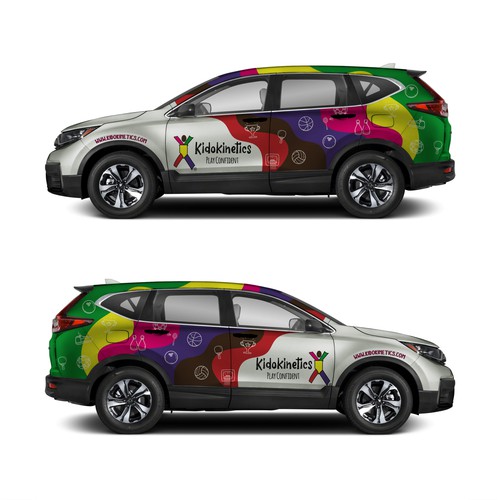 Funny & Colorfull Car Wrap