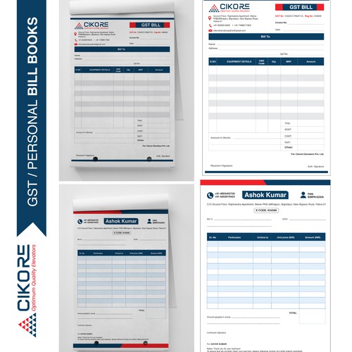 Invoices Billbooks 