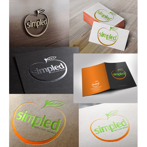 Design an eye catching illustration for a healthy meal delivery business called Simpled