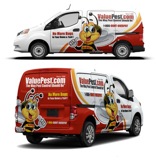 ValuePest Van Wrap Design