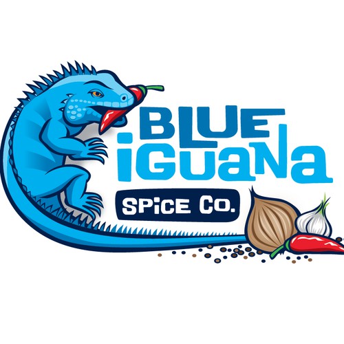 Blue Iguana Spice Co. needs a new logo and business card