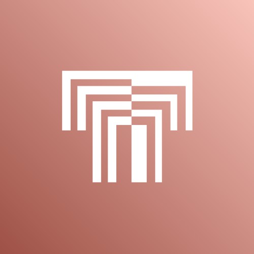 the building frame forms the letter T