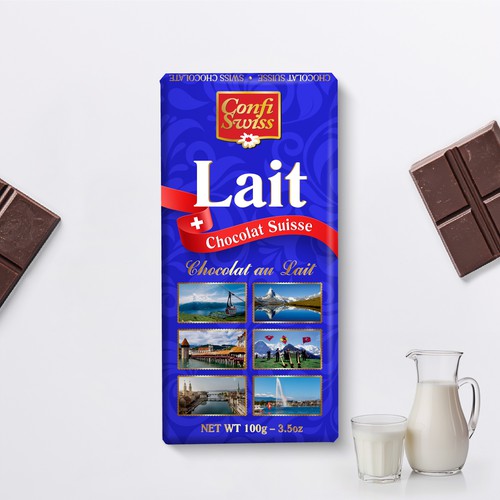 Design Packaging for Chocolat "Confi Swiss"
