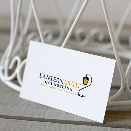 Create a beautiful lantern logo for a new therapist