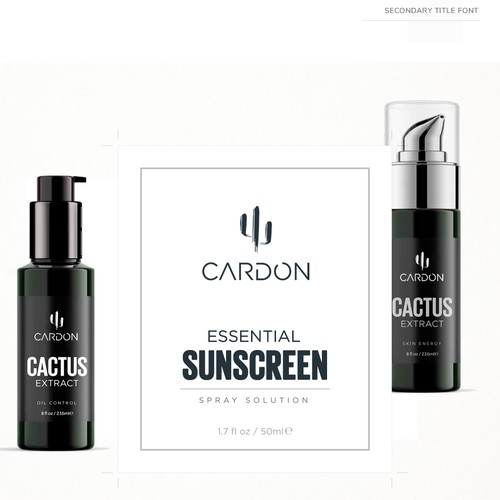 Cardon Sunscreen Logo Design