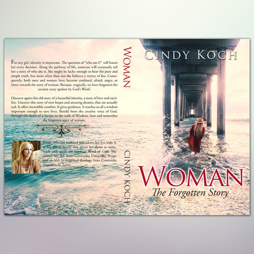Book Cover Concept for "Woman - The Forgotten Story" 2