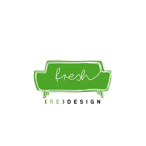 Logo for an interior design company dedicated to re-use and redecorate.