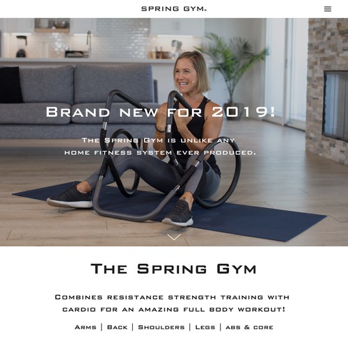 Spring Gym Fitness Equipment Design
