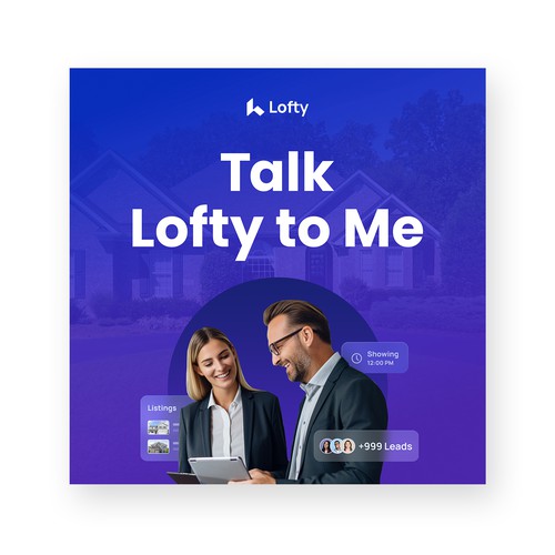 Podcast design for Lofty