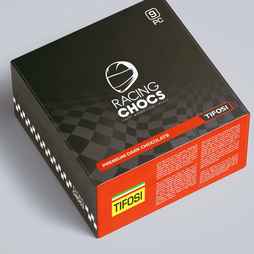 F1 Themed Chocolate Packaging - Racing Chocs