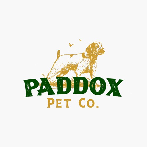 Brand logo for a dog treat company