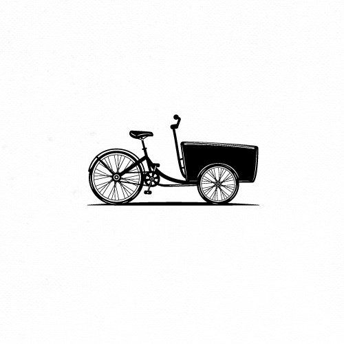 Logo for electric cargo bike rental company.
