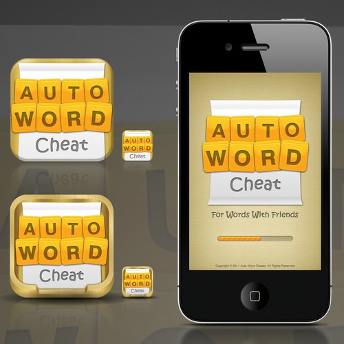 Create the next app design for Auto Word Cheat for Words With Friends