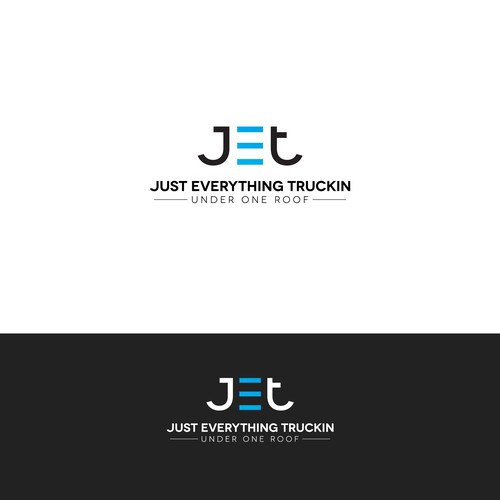 Logo for a trucking services company