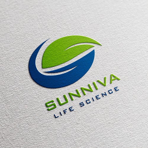 Sunniva life science logo design