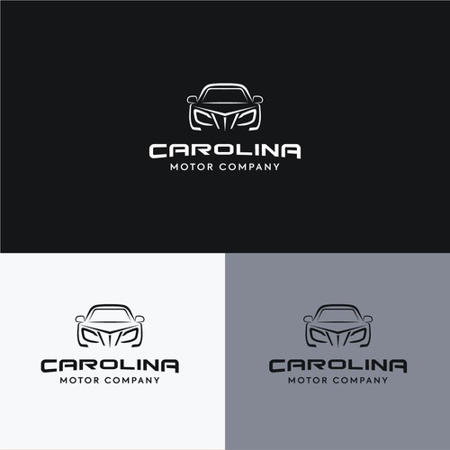 Luxurious logo concept for Carolina Motor Company