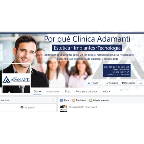 CLINICA ADAMANTI Facebook Page