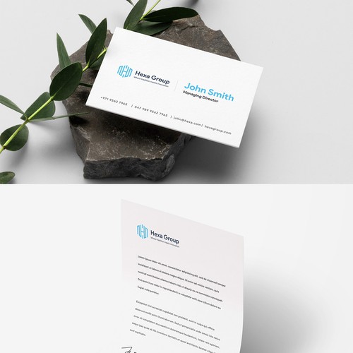 Hexa Group Logo Branding