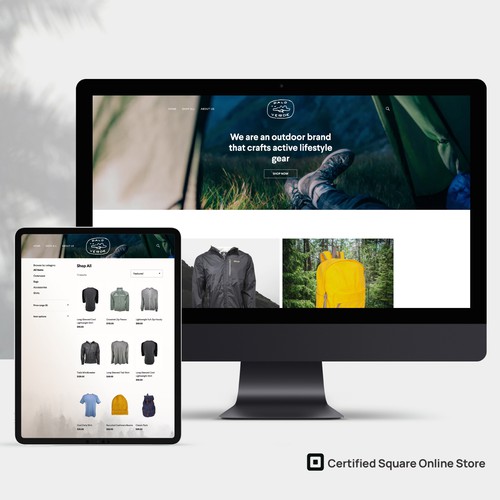 Square Online Store | Outdoor Clothing Retailer