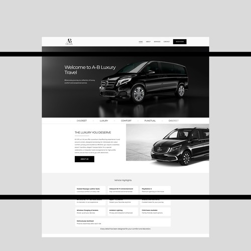 AB LUX Chauffer Website