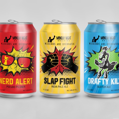 Craft beer cans design