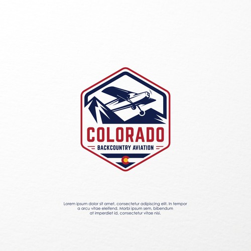 Logo concept for Colorado Backcountry Aviation