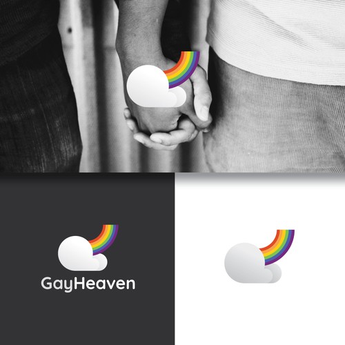 A Fun and Quirky Logo Design for Gay-Dating Site