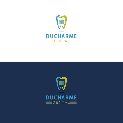 Simple logo for Ducharme Dental