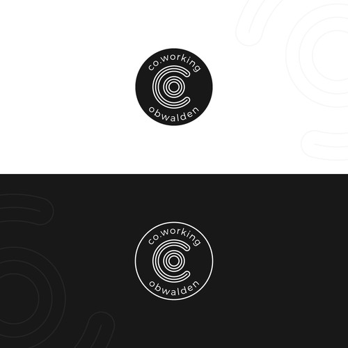 Logo for a co-working space