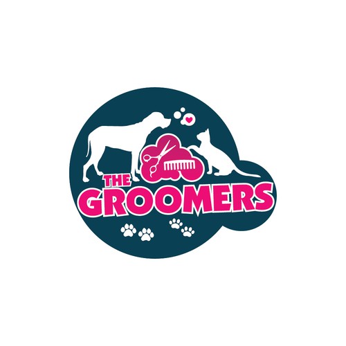 Logo Design for Grooming Truck