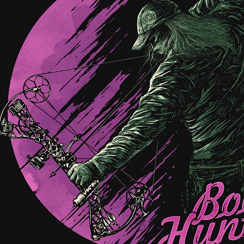 Bow Hunter T-shirt Design